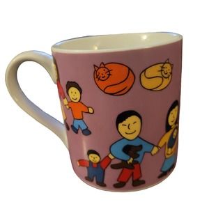 Save The Children Jennifer Age 10 "Families" Coffee Mug Tea Cup Bright Color